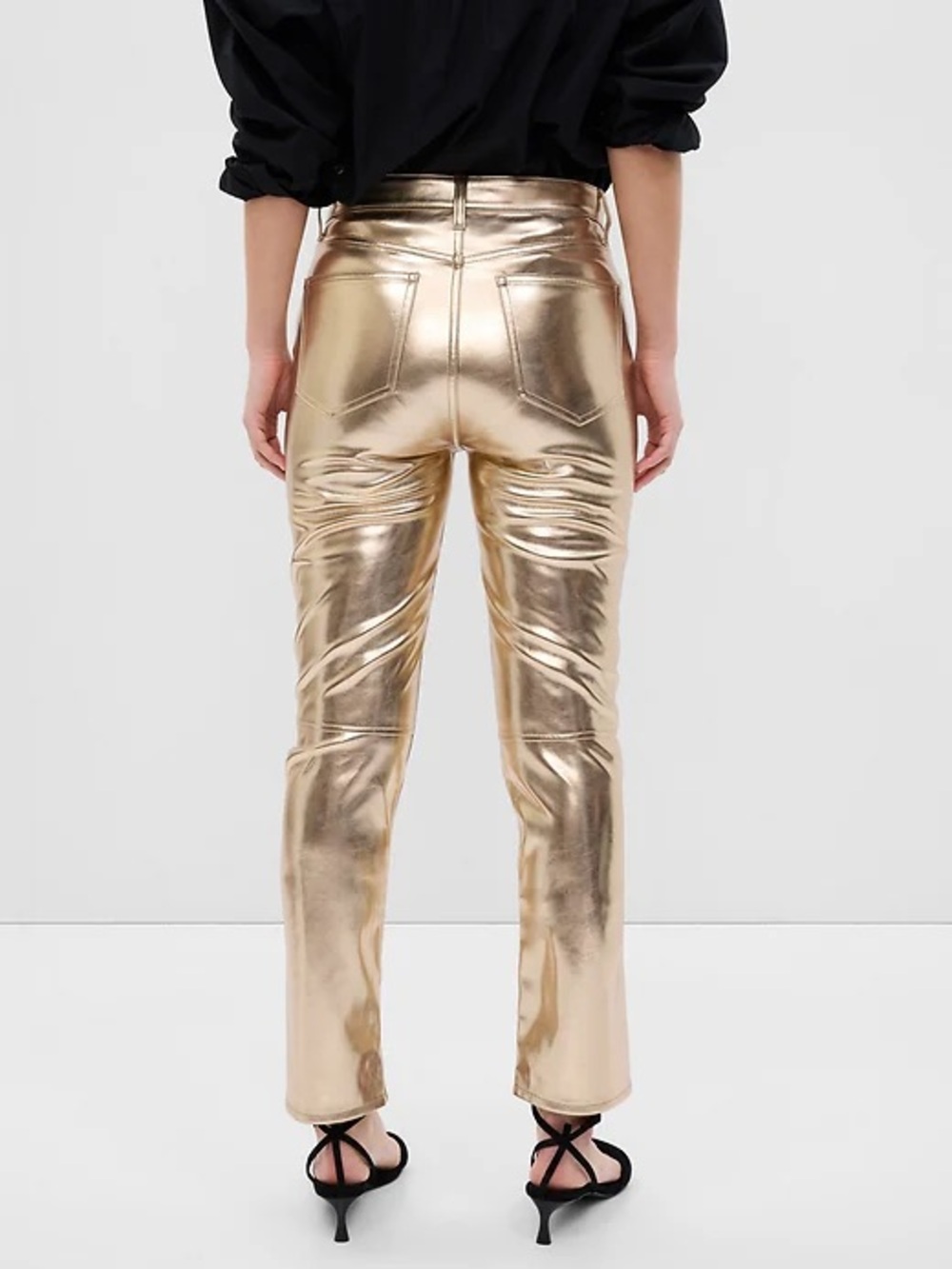 GAP Metallic Gold High Rise Slim Pants – Size 31 / US 12 - NWOT